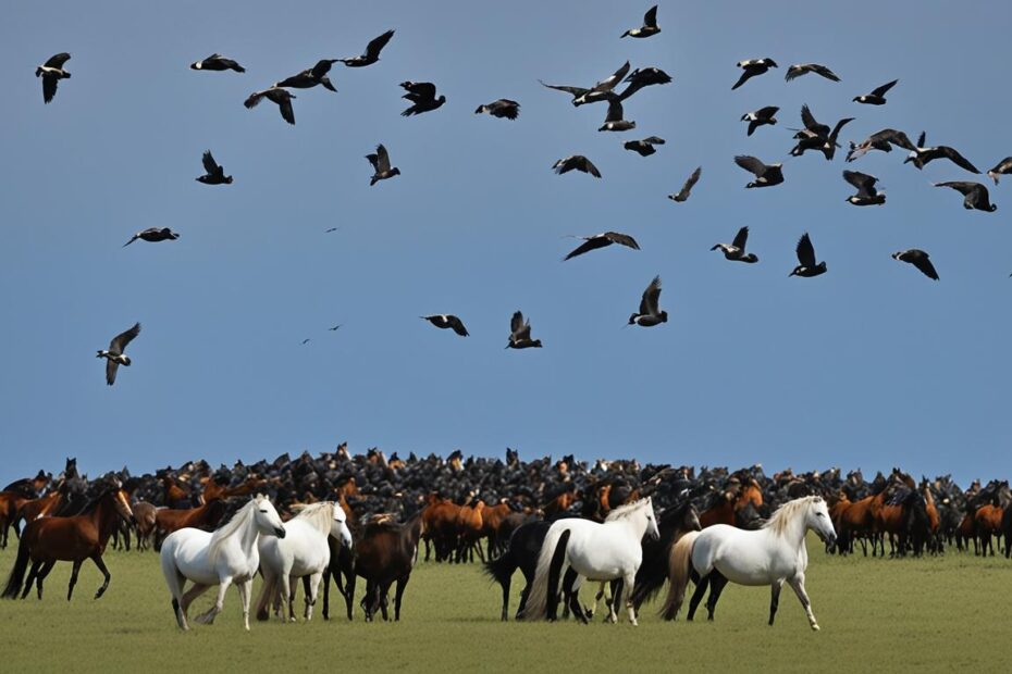 Choreographing a Dance Based on Horse Communication with Birds