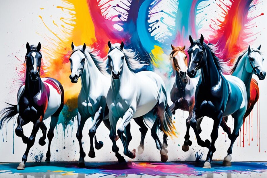 Equine-Powered Paint Dispersion Installations